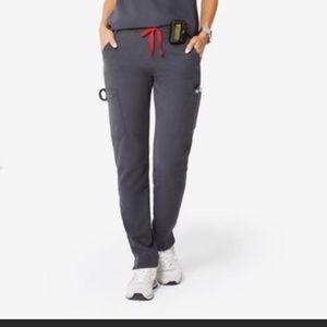 Figs Kade cargo scrub pants-charcoal